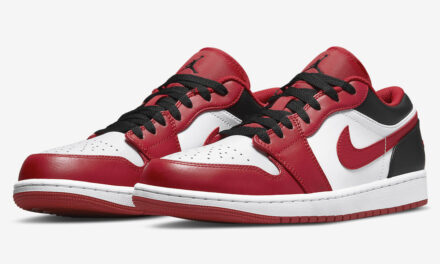 Air Jordan 1 Low White Red Black 553558-163 Release Date