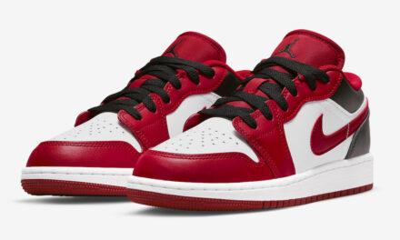 Air Jordan 1 Low White Red Black 553560-163 Release Date