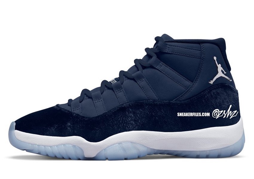 Air Jordan 11 Velvet Midnight Navy WMNS AR0715-441 Release