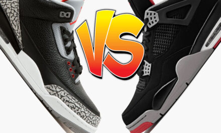 Air Jordan 3 Black Cement vs Air Jordan 4 Bred Comparison
