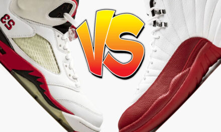Air Jordan 5 Fire Red vs Air Jordan 12 Cherry Comparison