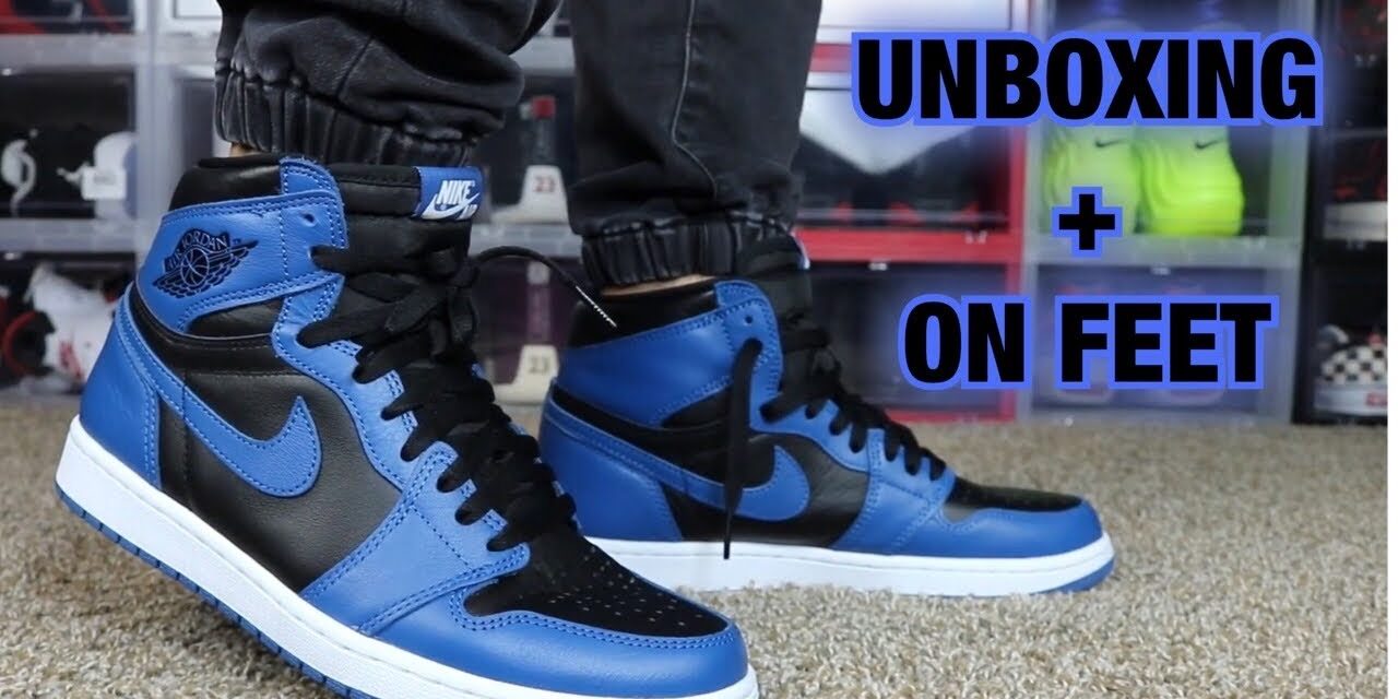 Air Jordan 1 Dark "Marina Blue" Unboxing + On Feet