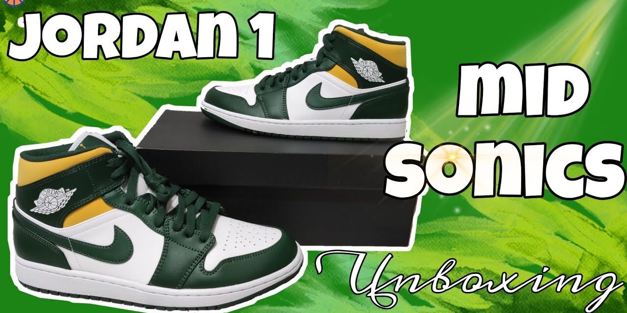 JORDAN 1 MID SONICS UNBOXING