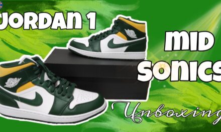 JORDAN 1 MID SONICS UNBOXING