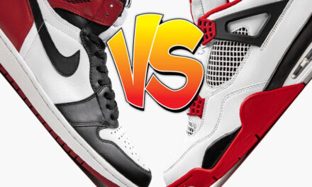 Air Jordan 1 Black Toe vs Air Jordan 4 Fire Red Comparison