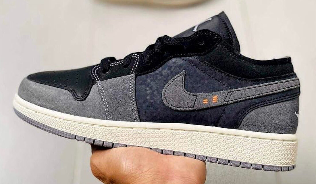 Air Jordan 1 Low Inside Out Black Grey DN1635-001 Release
