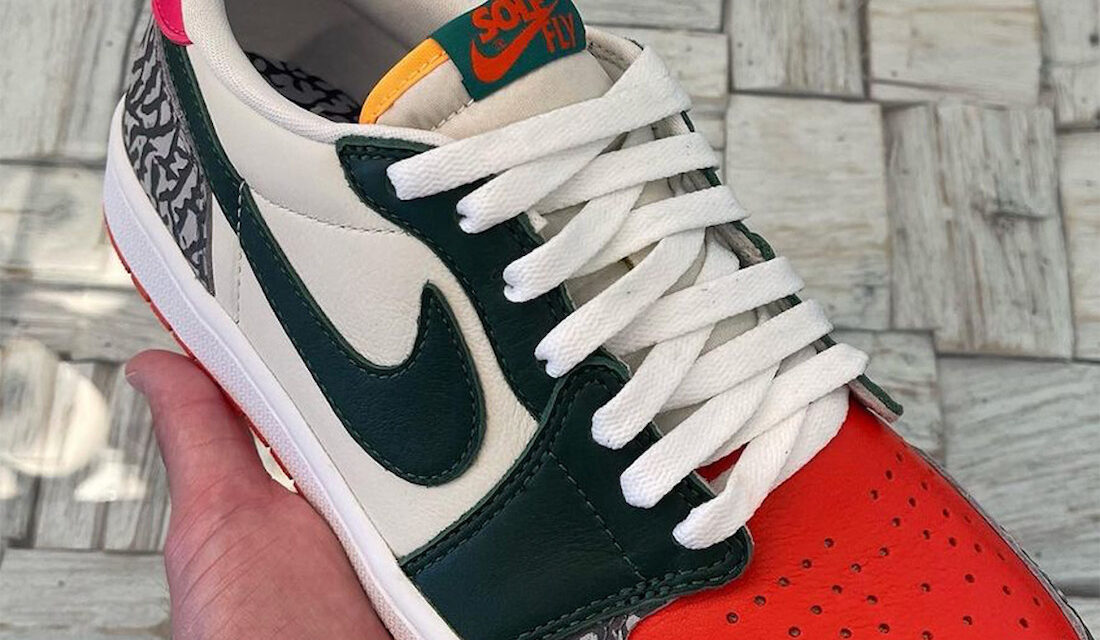 Air Jordan 1 Low OG What The SoleFly Sample
