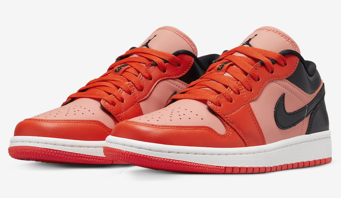 Air Jordan 1 Low Orange Black DM3379-600 Release Date