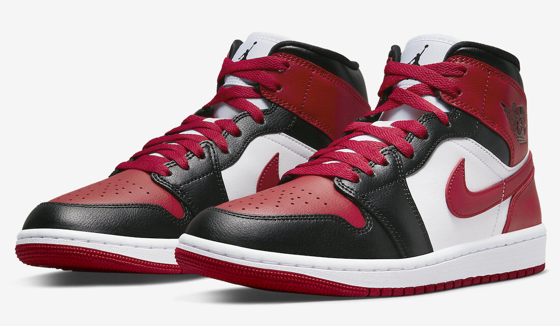 Air Jordan 1 Mid Bred Toe BQ6472-079 Release Date