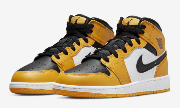 Air Jordan 1 Mid GS Yellow Black 554725-701 Release Date