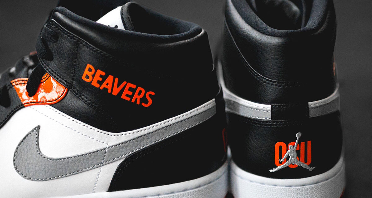 Air Jordan 1 Mid Oregon State Beavers PE