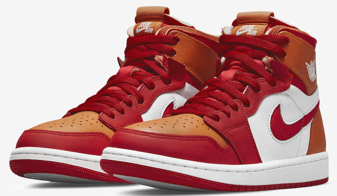Air Jordan 1 Zoom CMFT Fire Red Hot Curry CT0979-603 Release