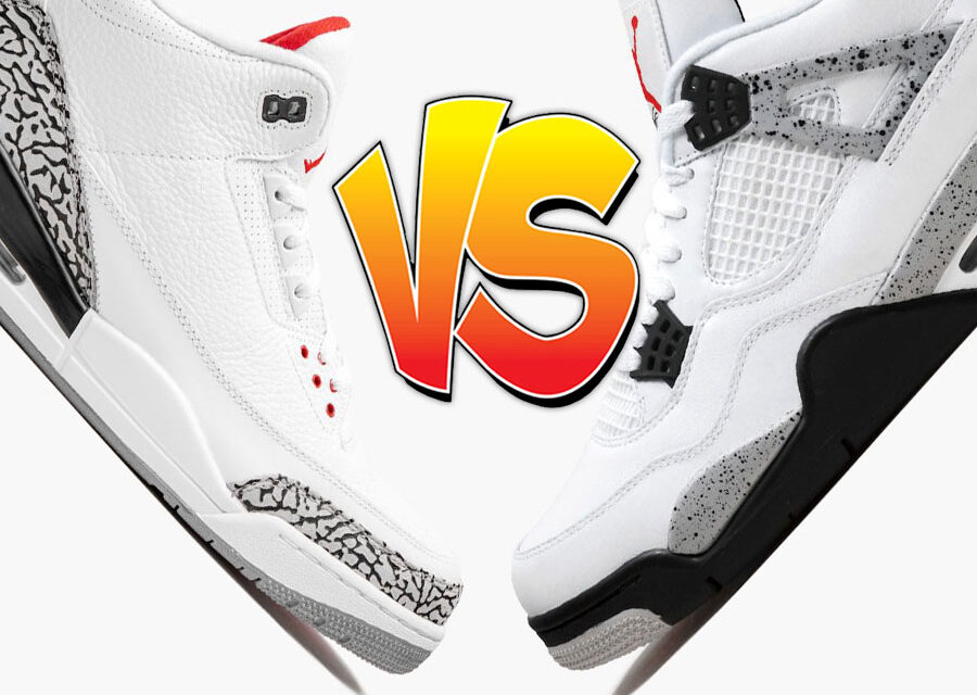 Air Jordan 3 White Cement Air Jordan 4 White Cement