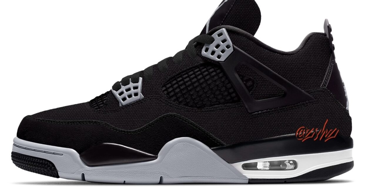 Air Jordan 4 Black Canvas DH7138-006 Release Date