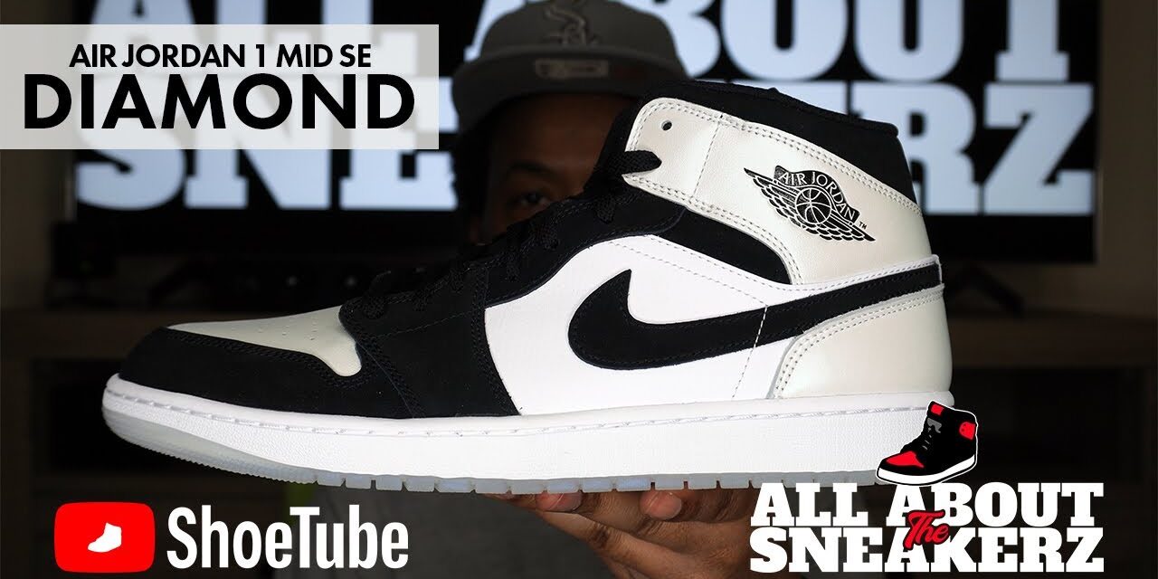 AIR JORDAN 1 MID SE 'DIAMOND' UNBOXING &