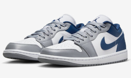 Air Jordan 1 Low White Grey Blue DC0774-042 Release Date