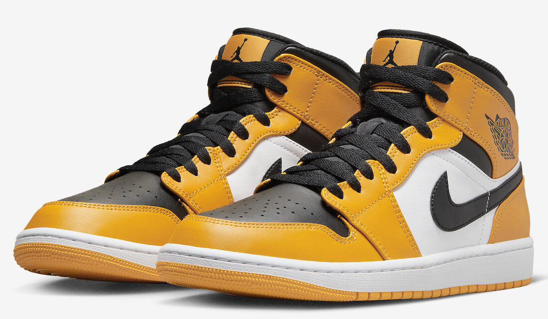 Air Jordan 1 Mid Yellow Black White 554724 701 Release Date 4 1100x640 