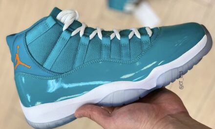 Air Jordan 11 Miami Dolphins Sample