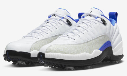 Air Jordan 12 Low Golf Laser White Game Royal DM9015-105