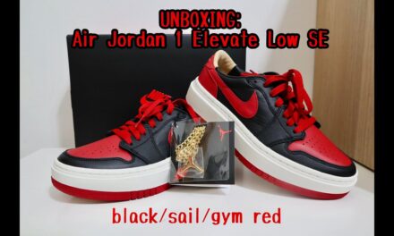 UNBOXING: Air Jordan 1 Elevate Low SE (Bred)