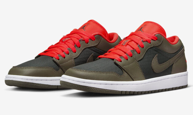 Air Jordan 1 Low Black Olive Crimson DQ6076-002 Release Date