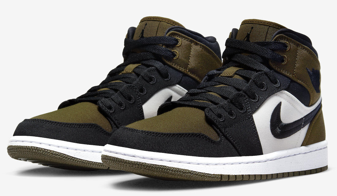 Air Jordan 1 Mid Olive Toe DV0427-301 Release Date