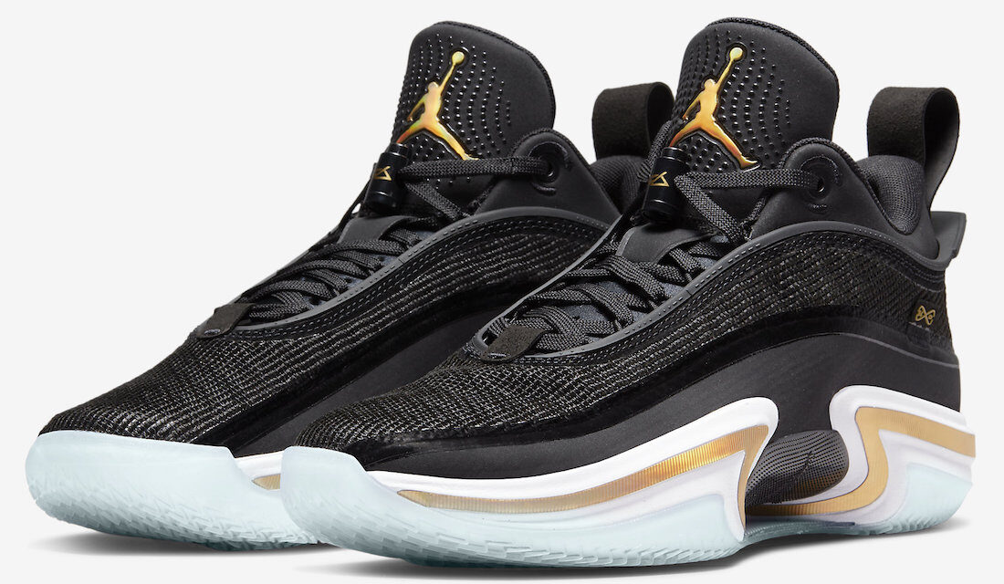 Air Jordan 36 Low Black Metallic Gold DH0833-071 Release
