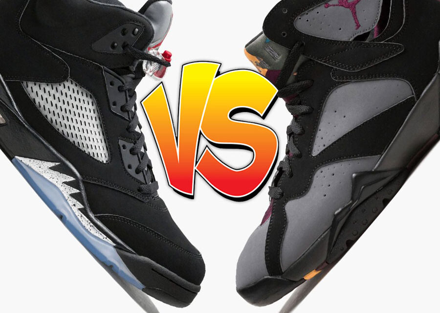 Air Jordan 5 Metallic vs Air Jordan 7 Bordeaux Comparison