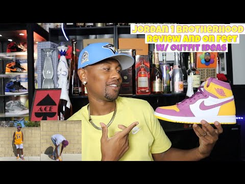 Jordan 1 Brotherhood Unboxing Review and On Feet + Outfit