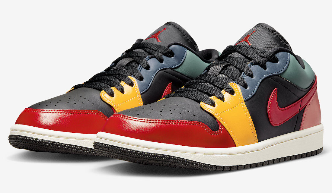 Air Jordan 1 Low Black Multi-Color DN3739-060 Release Date