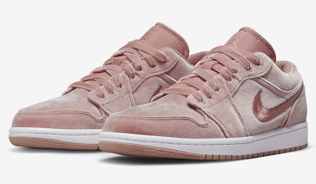 Air Jordan 1 Low Pink Velvet DQ8396-600 Release Date