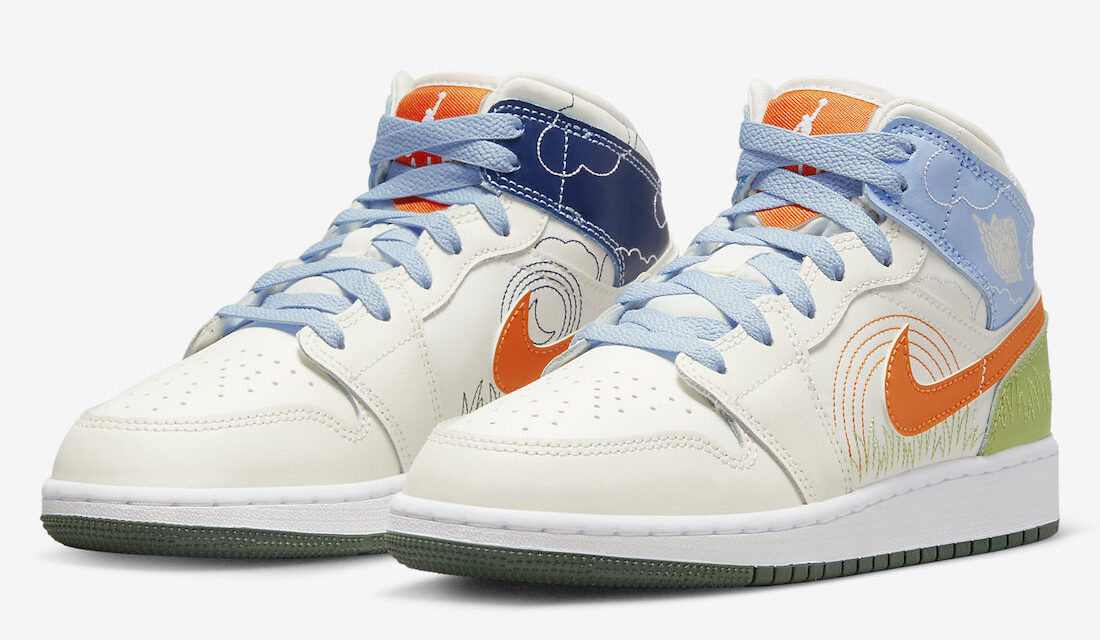 Air Jordan 1 Mid Stitch DX2462-100 Release Date