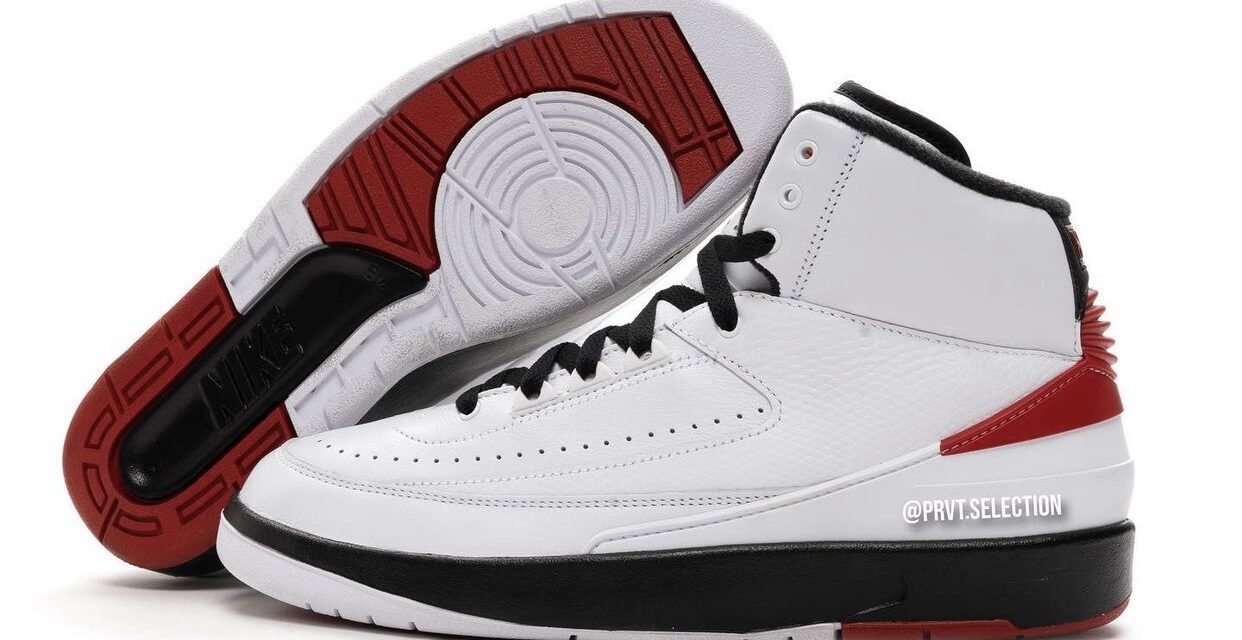 Air Jordan 2 Chicago Varsity Red 2022 DX2454-106 Release