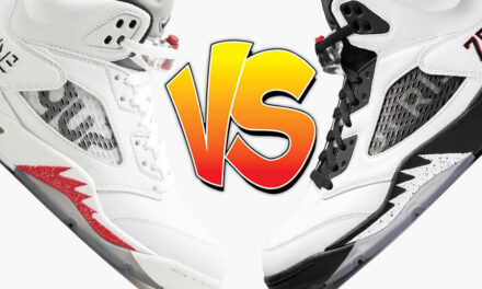 Air Jordan 5 Supreme White vs Air Jordan 5 PSG White