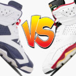 Air Jordan 6 Olympic vs Air Jordan 6 Olympic Flag Comparison