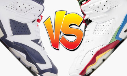 Air Jordan 6 Olympic vs Air Jordan 6 Olympic Flag Comparison