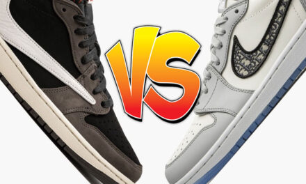 Travis Scott x Air Jordan 1 Low vs Dior x Air Jordan 1 Low