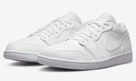 Air Jordan 1 Low Triple White 553558-136 Release Date