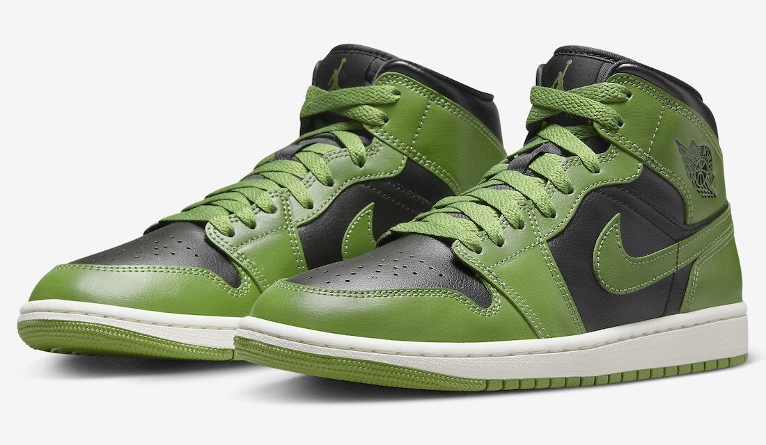 Air Jordan 1 Mid Green Black BQ6472-031 Release Date