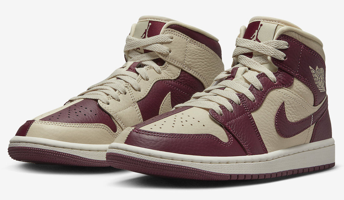 Air Jordan 1 Mid Split Beach Cherrywood DR0501-200 Release