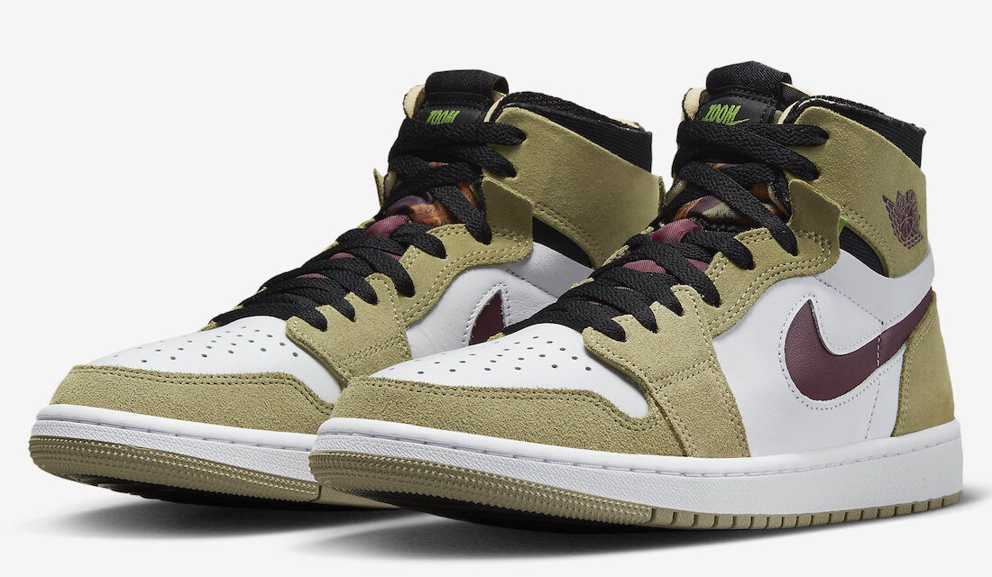 Air Jordan 1 Zoom CMFT White Khaki CT0978-203 Release Date