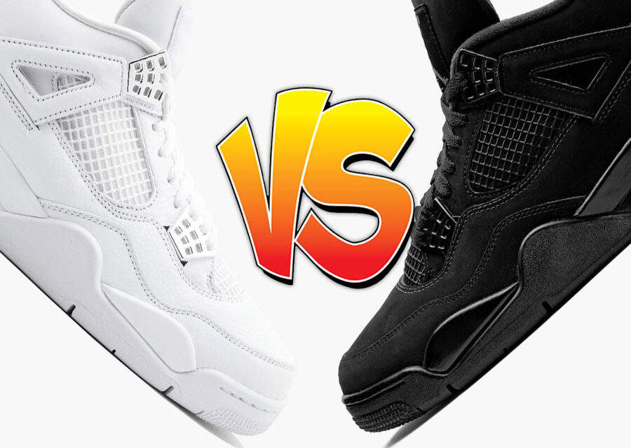 Air Jordan 4 Pure Money Air Jordan 4 Black Cat Comparison