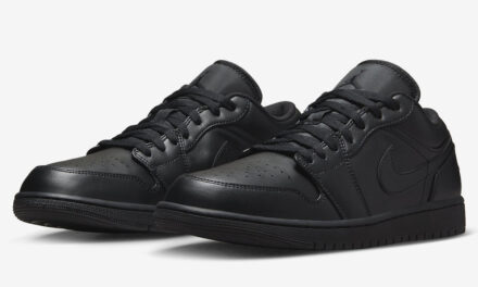 Air Jordan 1 Low Triple Black 553558-093 Release Date