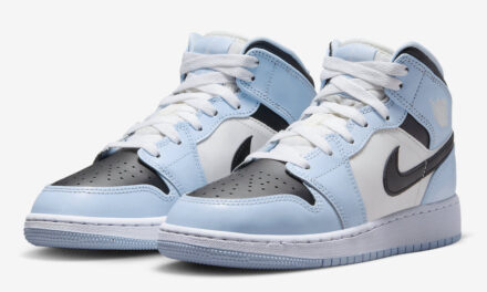 Air Jordan 1 Mid GS Ice Blue 555112-401 Release Date