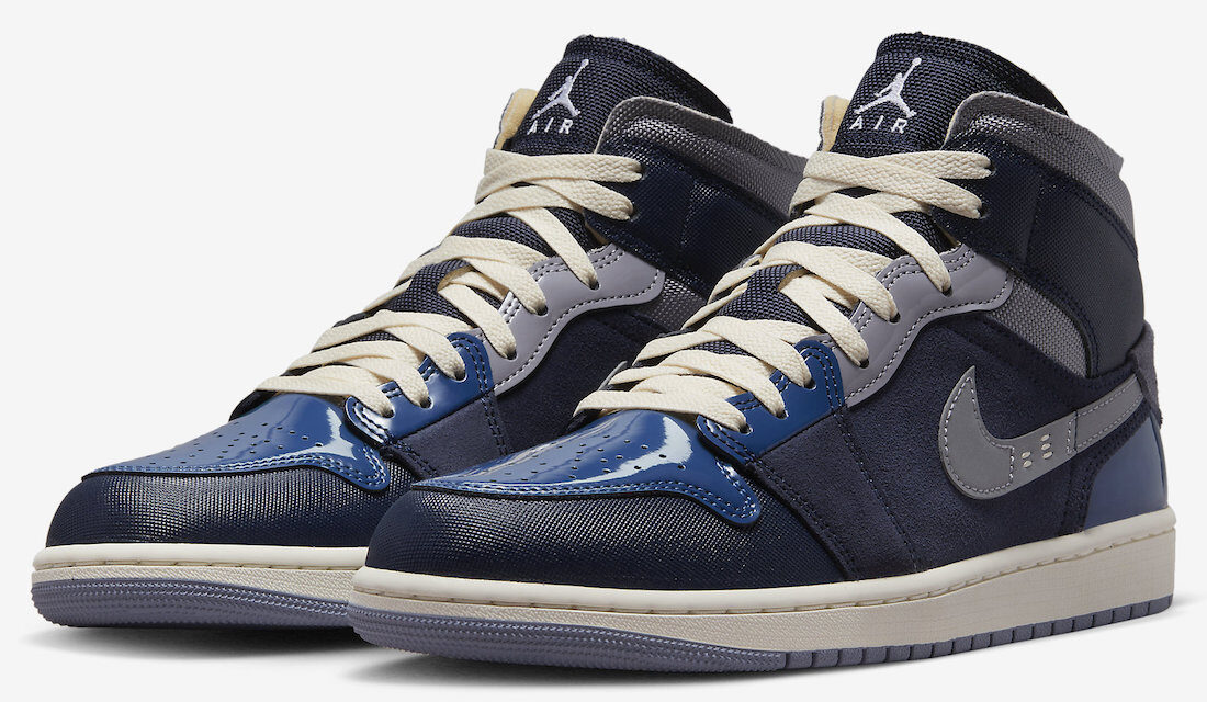 Air Jordan 1 Mid SE Craft Obsidian DR8868-400 Release Date