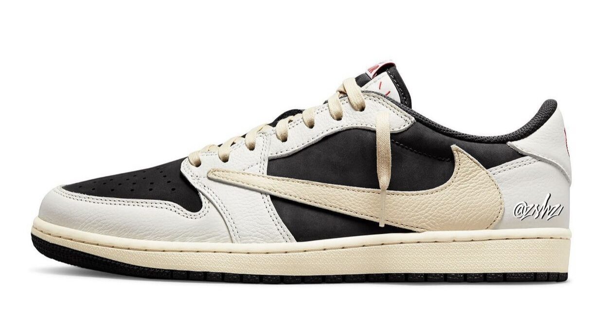 Travis Scott x Air Jordan 1 Low OG WMNS Sail Black