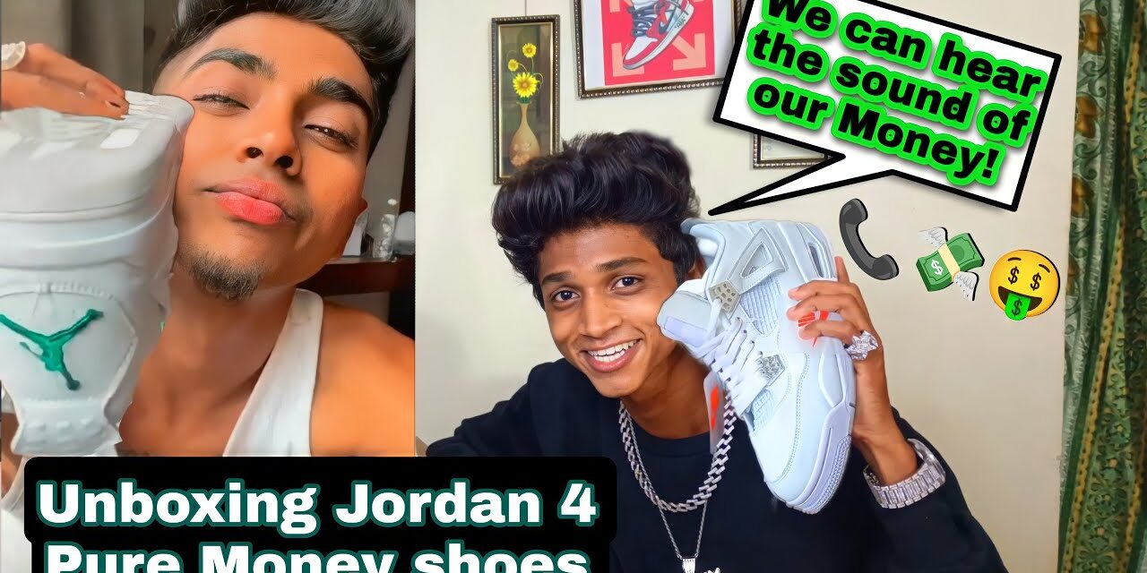 Nike Air Jordan 4 Pure Money shoes unboxing | Rohit Avdhute