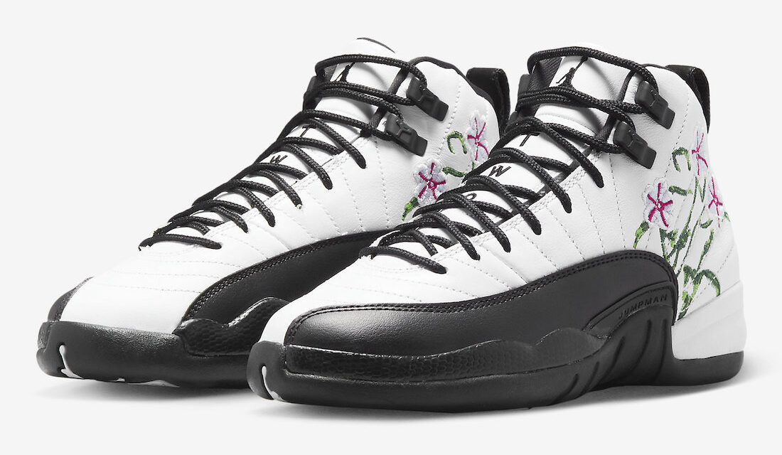 Air Jordan 12 GS Floral DR6956-100 Release Date