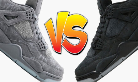 KAWS x Air Jordan 4 Grey vs KAWS x Air Jordan 4 Black