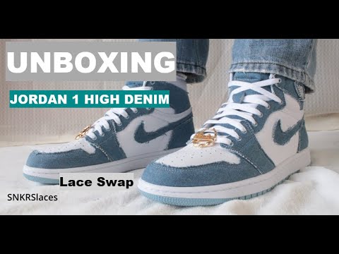 Unboxing Air Jordan 1 denim